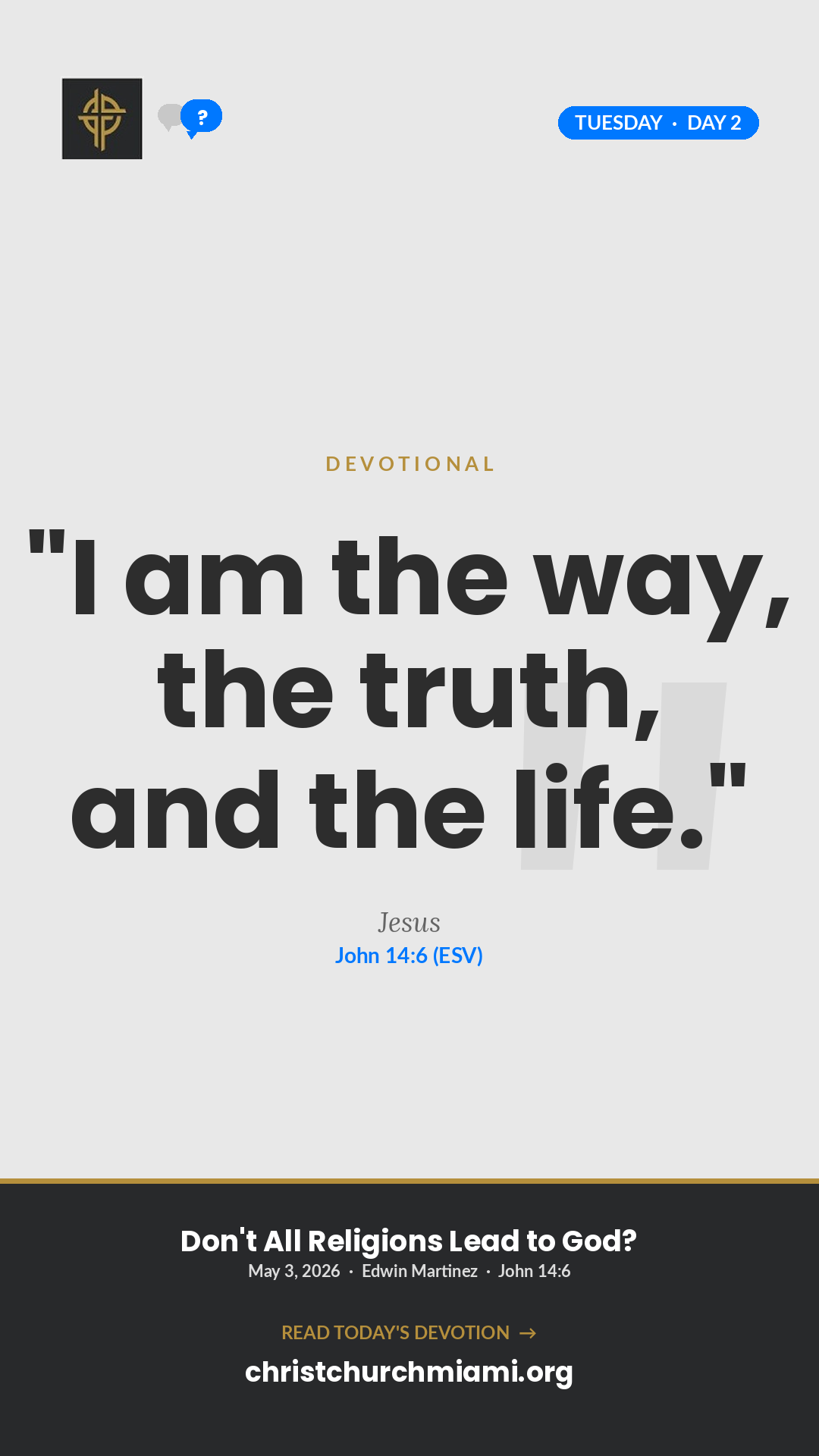What Jesus Actually Said devotional card
