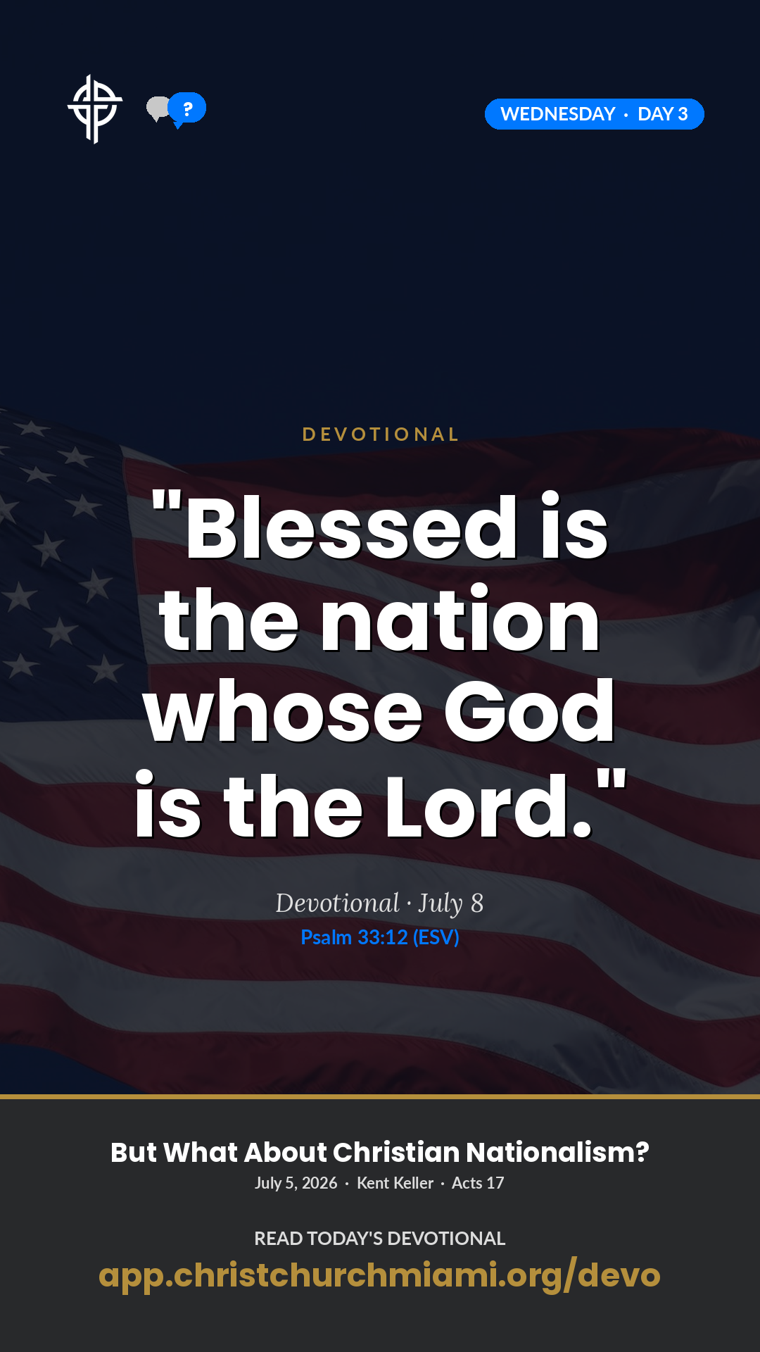 WED devotional