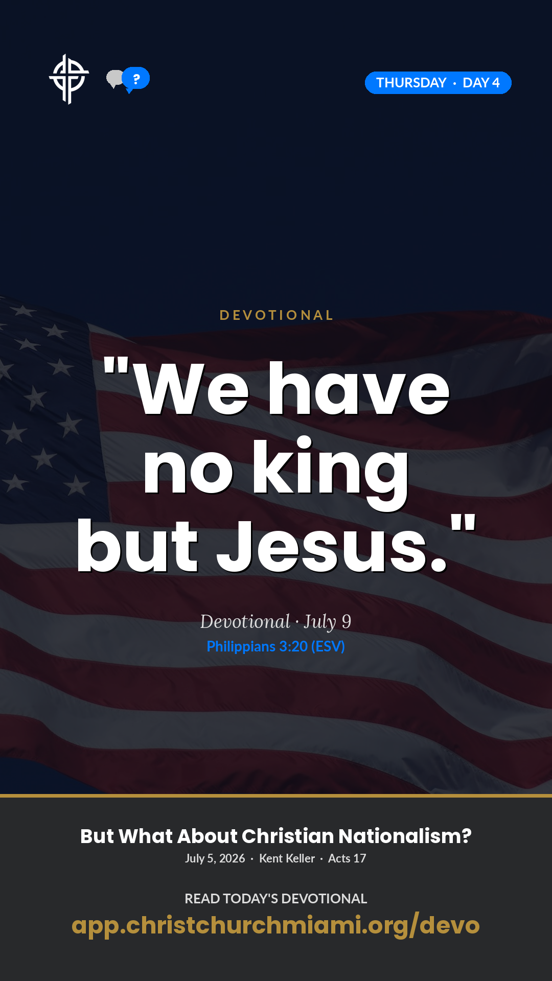 THU devotional