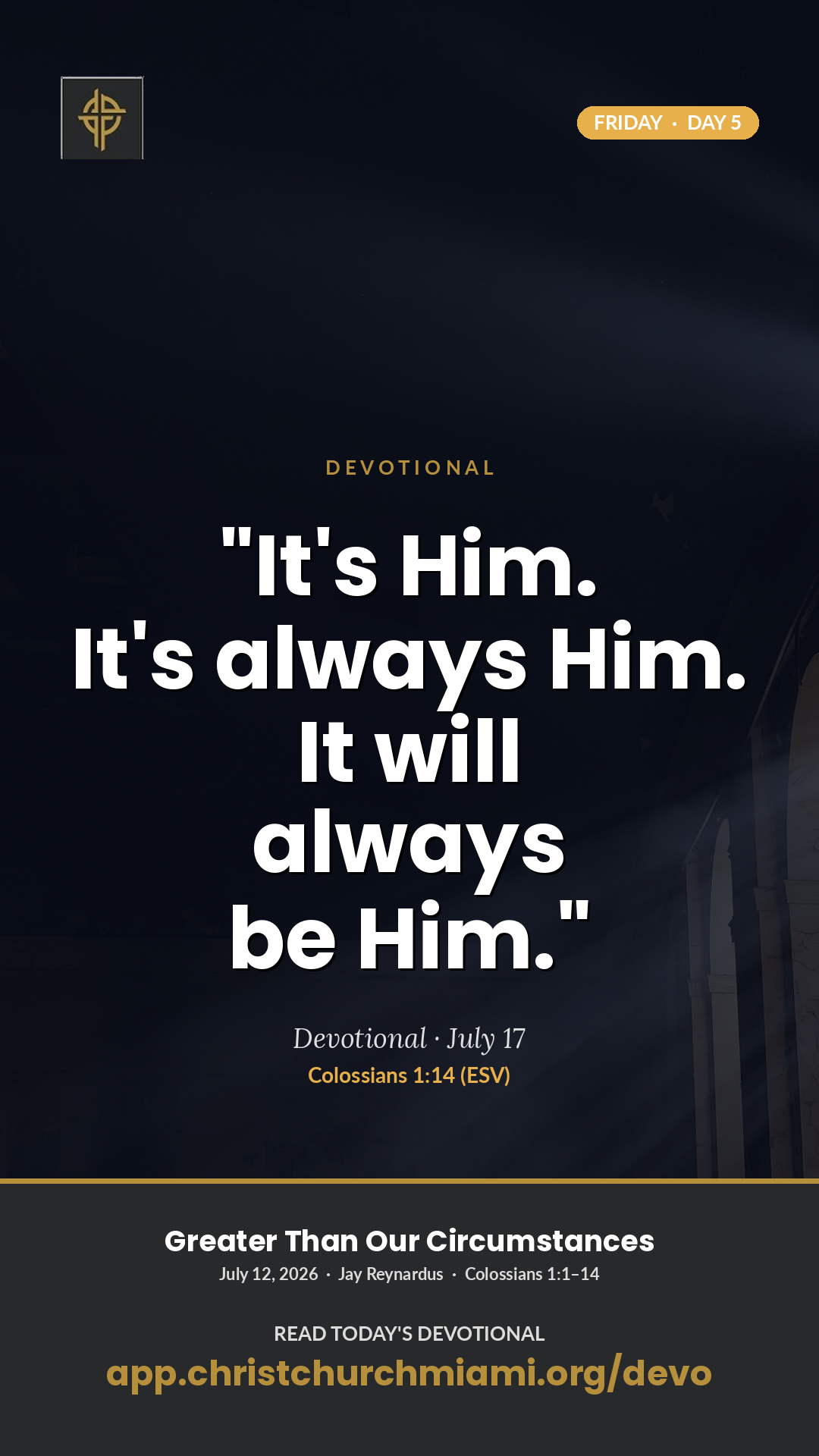 FRI devotional